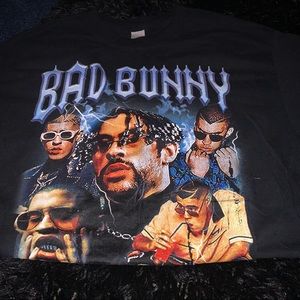 Bad bunny shirt 🦋🖤